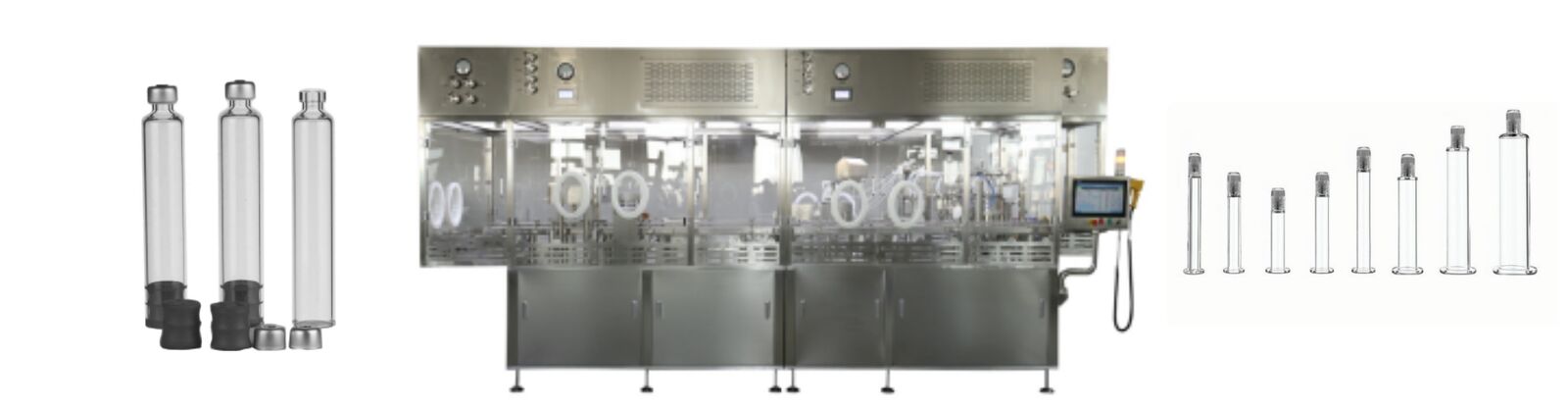 High Precision Pre-Filled Syringe Filling and Stoppering Machine Cartridge Filling Machine