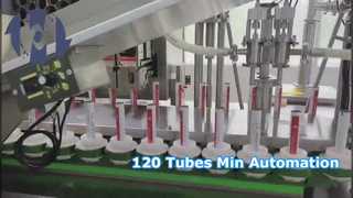 Máquina de enchimento e selagem de tubos de metal TF-120