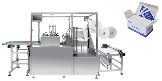 Almofada totalmente automático que faz a álcool da máquina de embalagem 380v o papel sanitário