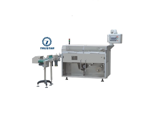 Máquina de empacotamento Overwrapping do celofane da caixa cosmética