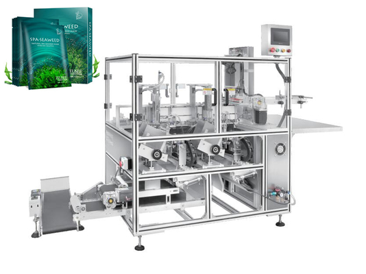 30 sacos Min Facial Mask Packing Machine Tray Fold Cosmetics Box interno