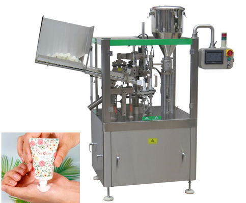Mel de selagem de enchimento 50pcs/Min do molho da máquina do tubo macio do creme de Sun