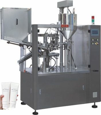 Máquina de creme cosmética de alumínio de enchimento e de selagem do tubo plástico macio automático da máquina do tubo de dentífrico do tubo de enchimento