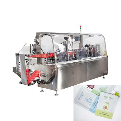 Máquina automática de embalagem de tecidos úmidos de folha única 3/4 de vedação lateral Máquina de embalagem de saquetes para hotel