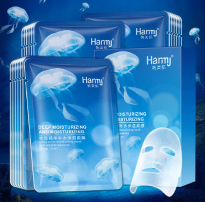 Máquina de embalagem facial não tecida 20mm da máscara da beleza 60bags de seda/minuto