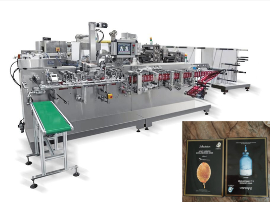 Máquina de embalagem automática de alta velocidade 80g/M2 da máscara protetora Spunlace