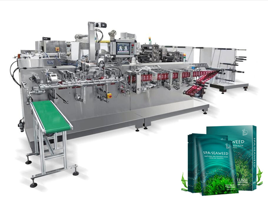 padrão da máquina PBF de 60bags Min Automatic Facial Mask Packing