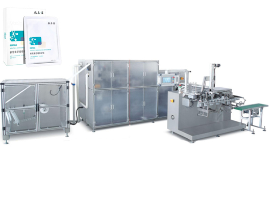 Máquina facial automática da fabricação da máscara do poder de 9,0 quilowatts para a máquina de embalagem facial da máscara