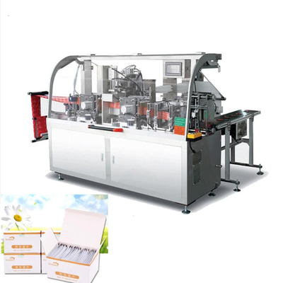80-120 os sacos/tecido molhado automático dos minutos que faz a máquina, desgerminação limpam a máquina de embalagem