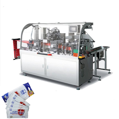 máquina de empacotamento molhada não tecida das limpezas de 380V Spunlace, máquina de embalagem itching das limpezas do reliver