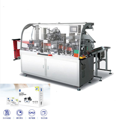 Máquina de embalagem molhada automática do tecido do de alta capacidade com 4 selagem lateral, limpezas antifog que fazem a máquina