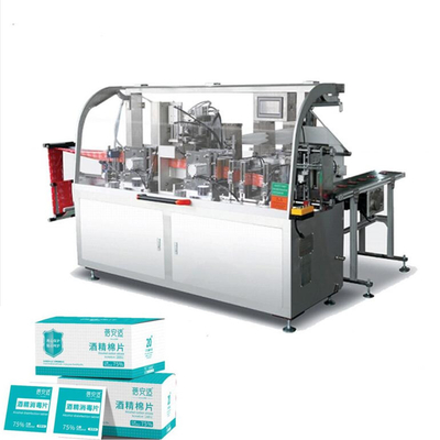 Máquina de empacotamento molhada das limpezas do restaurante, mini máquina de embalagem molhada de empacotamento do tecido