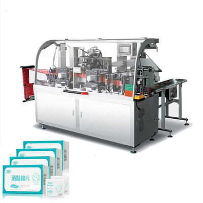 operação lisa molhada facial automática de economia de poder da máquina de embalagem do tecido 4.8kw