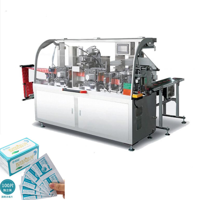 120bags/Min Packing Alcohol Pad Wet limpa a máquina