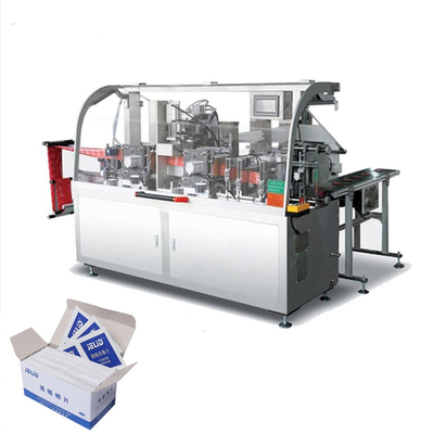 máquina de empacotamento de 80bags/Min Touch Screen Alcohol Pad