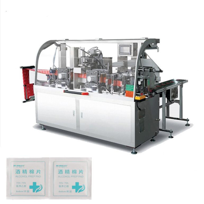 máquina de embalagem 0.6-1.0MPa da almofada do álcool 60-120bags/min