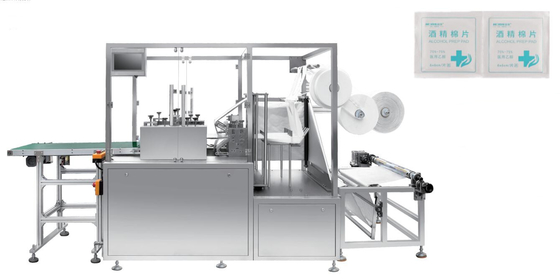 Máquina de embalagem de Prepad do álcool de Multilanes para o tecido molhado do uso médico