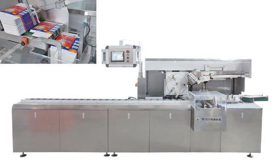 máquina de encadernação do tubo da dobra de 120pcs/Min Pharmaceutical Cartoning Machine 4