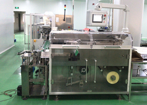 Máquina de encolhimento automática horizontal da película de embalagem para a operação simples da caixa do cigarro