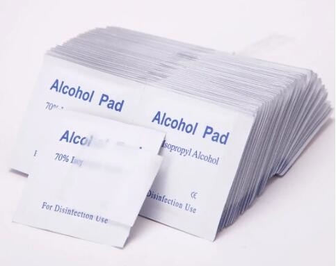 Do álcool médico de 8 almofadas do álcool das pistas almofada de algodão cosmética que faz a máquina de embalagem