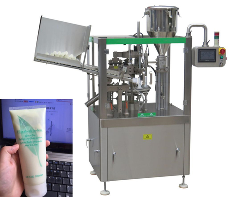 Creme de selagem de enchimento da loção do corpo de máquina do tubo macio plástico automático