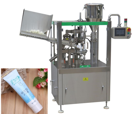 Proteção solar macia de selagem do creme do dentífrico da máquina do enchimento cosmético do tubo