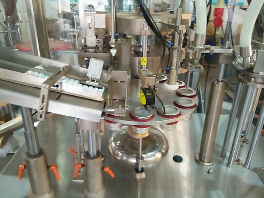 Máquina de enchimento totalmente automático do tubo para a pasta de creme macia do dentífrico do metal