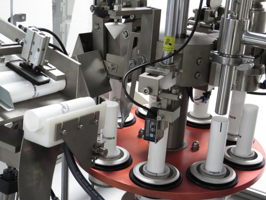 Exposição de alumínio da máquina plástica 40pcs/Min LCD da selagem de TubeFilling do dentífrico