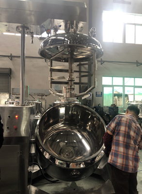 1000L Máquina de produção de creme de alta capacidade Máquina de mistura de gel emulsionante homogeneizante a vácuo