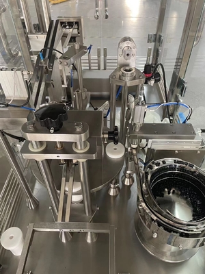 Seringa preenchida automática da máquina de enchimento da seringa preenchida para o gel líquido do cartucho dental