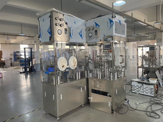 Máquina de vedação de preenchimento a vácuo da seringa