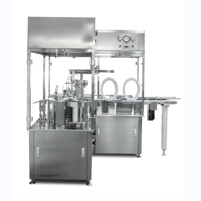 Máquina automática de preenchimento e preenchimento de seringas de vidro descartáveis
