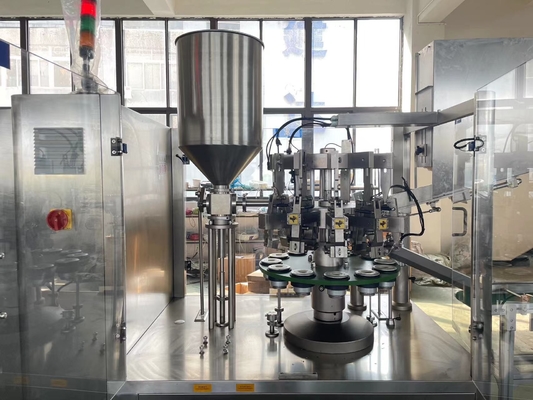 Máquina de vedação automática de enchimento de tubos de creme cosmético