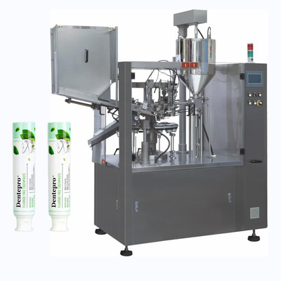 Máquina de preenchimento e vedação de tubos de pasta de dentes de creme cosmético totalmente automática