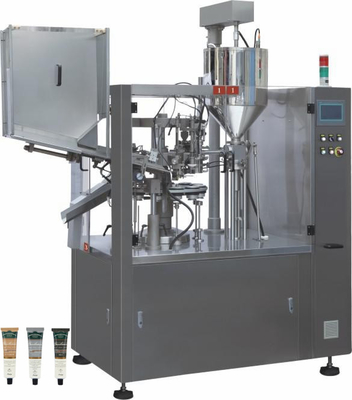 Máquina automática de alta velocidade de enchimento e vedação de tubos de plástico para pasta de dentes