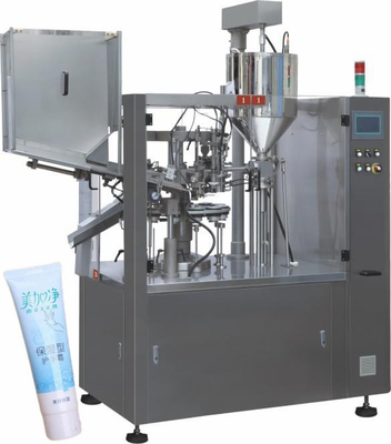 Máquina de vedação automática de aquecimento de tubos moles com preenchimento/máquina de vedação de preenchimento de tubos de primer