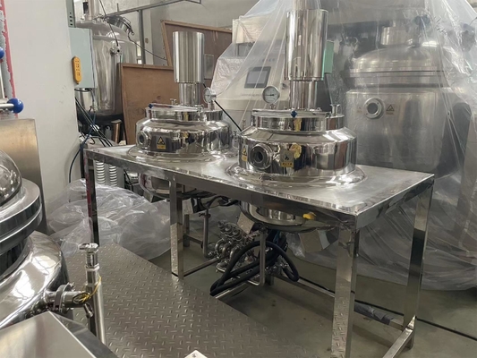 Máquinas para misturar pastas homogeneizadoras a vácuo, tanques de mistura de pastas, máquinas para fazer loções e cremes corporais