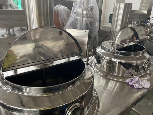 Máquinas para misturar pastas homogeneizadoras a vácuo, tanques de mistura de pastas, máquinas para fazer loções e cremes corporais