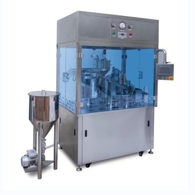 Máquina de enchimento de seringa pré-cheia de plástico, asséptica e eficiente