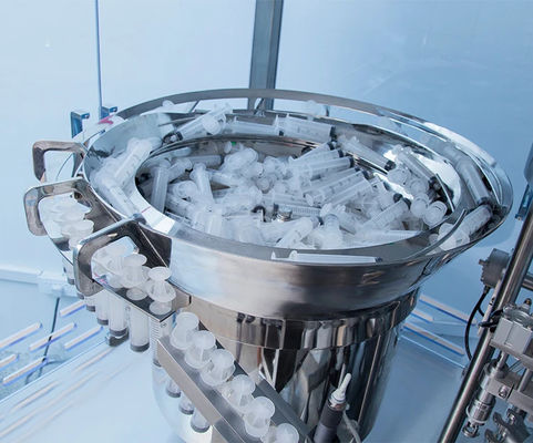 Máquina automática de enchimento de seringas de plástico com certificação CE