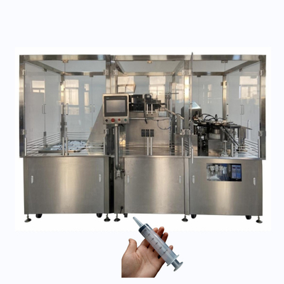 Máquina de enchimento de seringas descartáveis totalmente automática Máquina de enchimento de seringas pré- enchidas