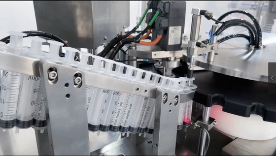 Linha de projeto de seringas pré-cheias de alta capacidade, máquina automática de enchimento de alta qualidade