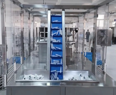 O equipamento de enchimento da seringa aspetic de alta velocidade preencheu a máquina da produção da seringa