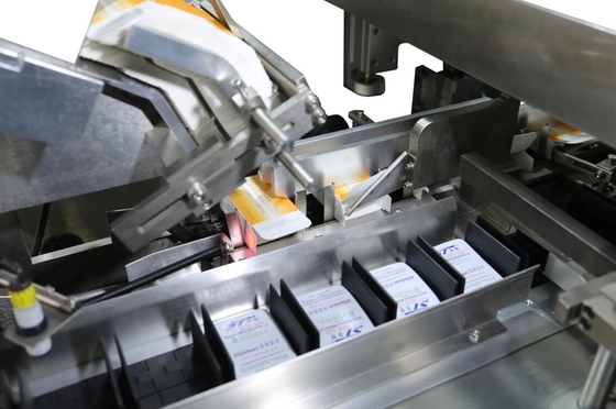 Máquina de cartonagem para embalagens de alimentos em bulbos cosméticos