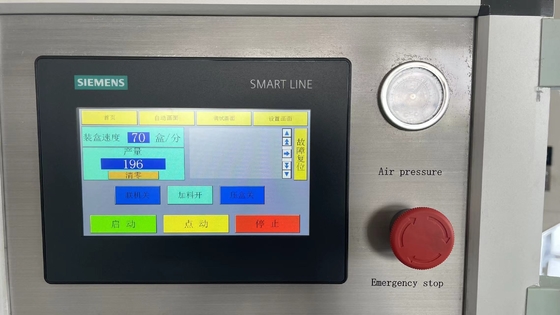 Preço da fábrica Máquina de embalagem de embalagem totalmente automática para caixa de sabão e saqueta