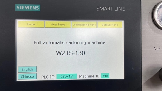 Máquina automática de embalagem de comprimidos horizontais, cápsulas e caixas de cartão