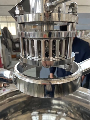 Máquina de mistura de laboratório de pasta de dente de alta qualidade Emulsionador a vácuo Tanque de mistura de homogeneização emulsionante a vácuo