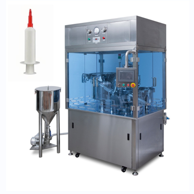Máquina de preenchimento e enchimento de seringa pré-cheia de aço inoxidável 0,5- 80 ml