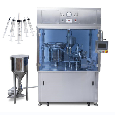 3 ml 5 ml 10 ml 20 ml Máquina de Enchimento de Cobertura de Seringa Automática Preenchida de Plástico