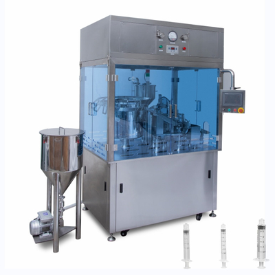 Máquina Avançada Automática de Enchimento e Encapsulamento de Seringa de Plástico descartável para Gel e Creme